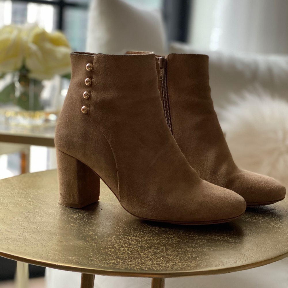 Sezane Paula Booties Beige